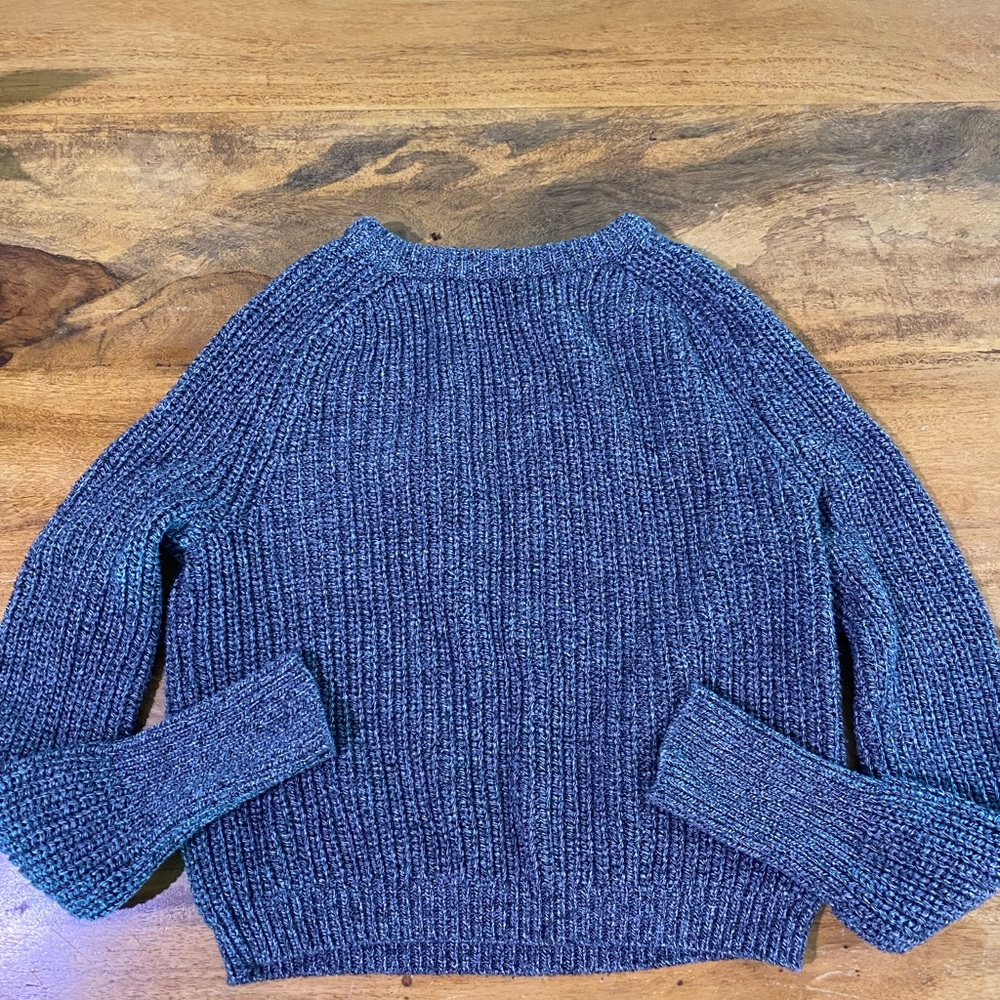 Cozy Gray Knit Sweater